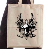  Skull with wings