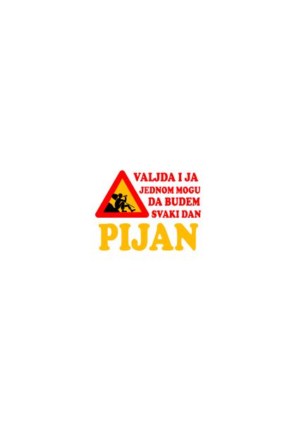 Valjda i ja jednom mogu da budem svaki dan pijan