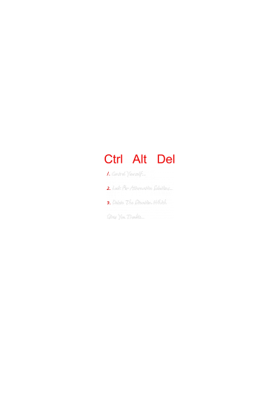 Ctrl Alt Del