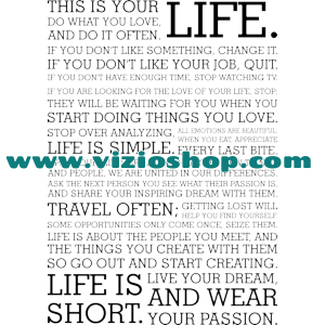 Life manifest