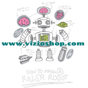 Robot specialized for killing