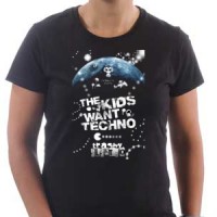 Majica The kids want techno
