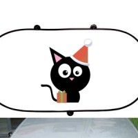 Prednji auto suncobran Crna maca