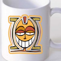 Šolja African Tribal Face