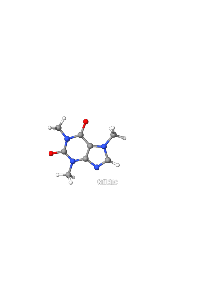 Caffeine molecul