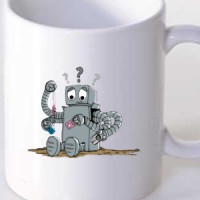 Šolja Confused robot