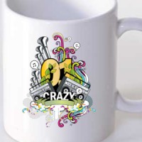 Šolja Crazy Abstract Music