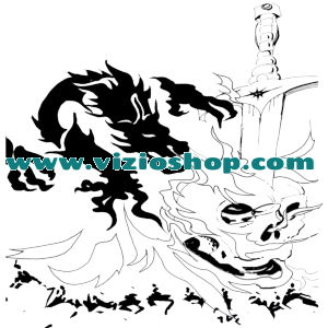 Dragon fire tattoo