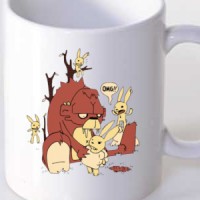 Šolja Gorilla in the bunny territory