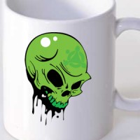 Šolja Green Skull 01