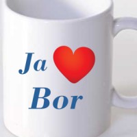Šolja Ja volim Bor