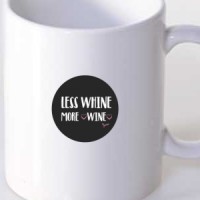 Šolja Less whine more wine by Jvncc