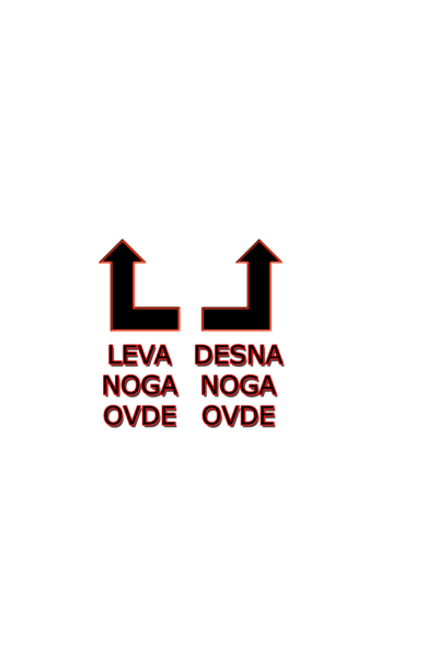 Leva noga desna noga