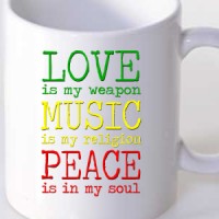 Šolja Love Music Peace