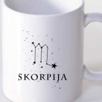 Šolja Majica Skorpija Horoskopski Znak