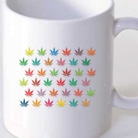 Šolja Marijuana Leaves