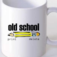 Šolja Old School Print
