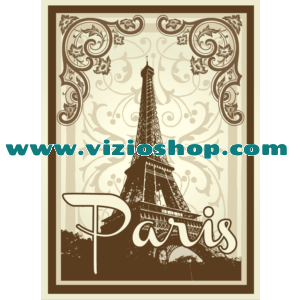 Paris Retro Poster