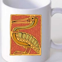 Šolja Tribal Bird