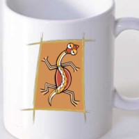 Šolja Tribal Lizard