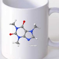Mug Caffeine Molecul