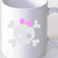 Mug Girl Skull