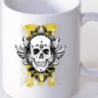 Mug Grunge Skull