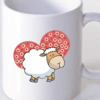 Mug Sheep And Heart