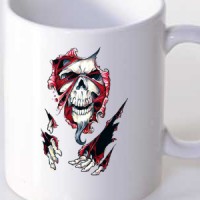 Mug Skull Through The Gap