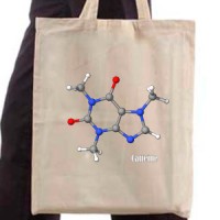 Shopping bag Caffeine Molecul