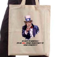 Shopping bag Democracy