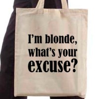 Shopping bag I M Blonde