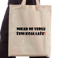 Shopping bag Never Trust A Woman