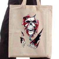 Shopping bag Skull Through The Gap