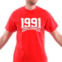 T-shirt 1991 Champions Of The World