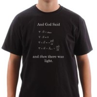 T-shirt And God Said Light