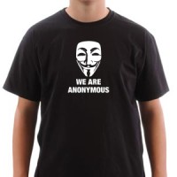 T-shirt Anonymous Mask