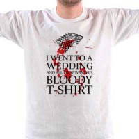 T-shirt Bloody White T-Shirt