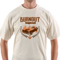 T-shirt Burnout Legend