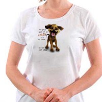 T-shirt Crazy Dog