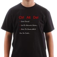 T-shirt Ctrl Alt Del