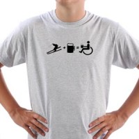 T-shirt Do Not Drink And Ski