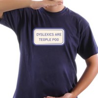 T-shirt Dyslexia