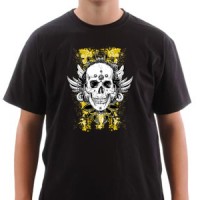 T-shirt Grunge Skull