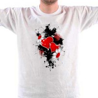 T-shirt Hearts And Flowers