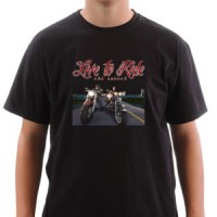 T-shirt Live To Ride