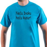 T-shirt Neću žvaku, hoću kusur- Shopping bags