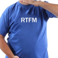 T-shirt Rtfm
