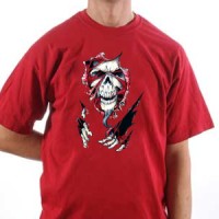 T-shirt Skull Through The Gap