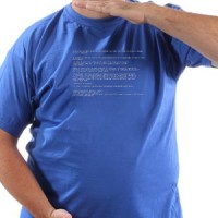 T-shirt Xp Blue Screen